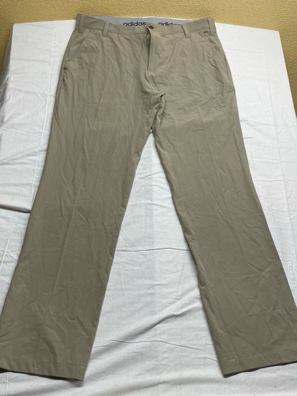 adidas Men's Tan Chino Golf Pants
